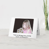 Het spijt me om te horen over je verlies kaart (Achterkant)