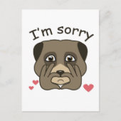 Het spijt me ontwerp briefkaart (Voorkant)
