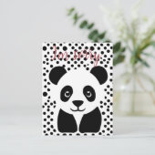 Het spijt me Panda Custom Briefkaart (Staand voorkant)
