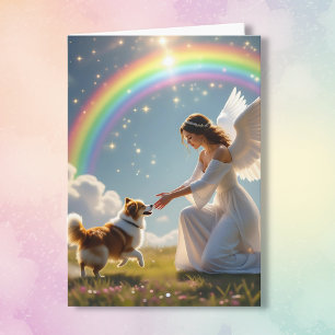 Het spijt me   Rainbow Bridge Pet Loss Sympathy Ca Kaart