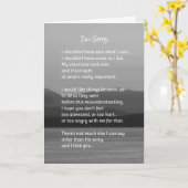 Het spijt me... Relaties Kaart (Gele Bloem)