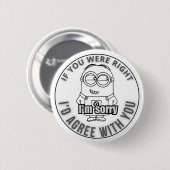Het spijt me ronde button 5,7 cm (Voorkant /achterkant)