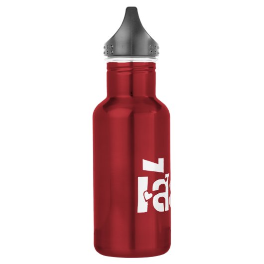 Het spijt me ♦ Sia Jai in het Thaise Taalscript ♦ Waterfles (Links)