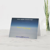 Het spijt me te horen dat je weggaat kaart (Achterkant)