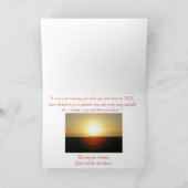 Het spijt me te horen dat je weggaat kaart (Binnen)