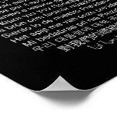 Het spijt me van ons President Funny Anti Trump Poster (Hoek)