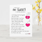 Het spijt me / vergeef me kaart (Gele Bloem)