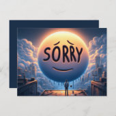 Het spijt me voor Briefkaart (Voorkant / Achterkant)