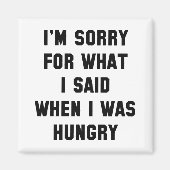 Het spijt me voor wat ik zei magneet (Voorkant)