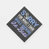 het spijt me voor wat ik zei toen ik aan het docer servet (Hoek)