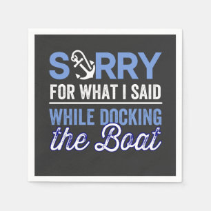 het spijt me voor wat ik zei toen ik aan het docer servet