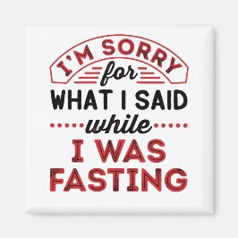 Het spijt me voor wat ik zei toen ik aan het vaste magneet