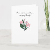 Het spijt me voor wat je doorgaat kaart (Voorkant)