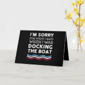 Het spijt me wat ik zei toen ik de boot aan het do kaart (Gele Bloem)