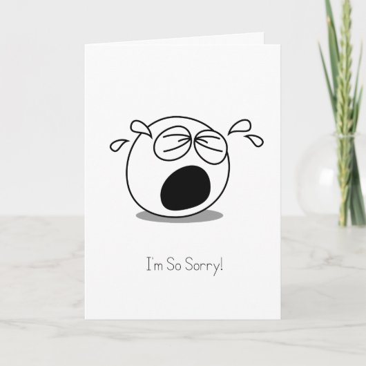 Het spijt me zo dat ik haar moet laten zien. kaart (Voorkant)