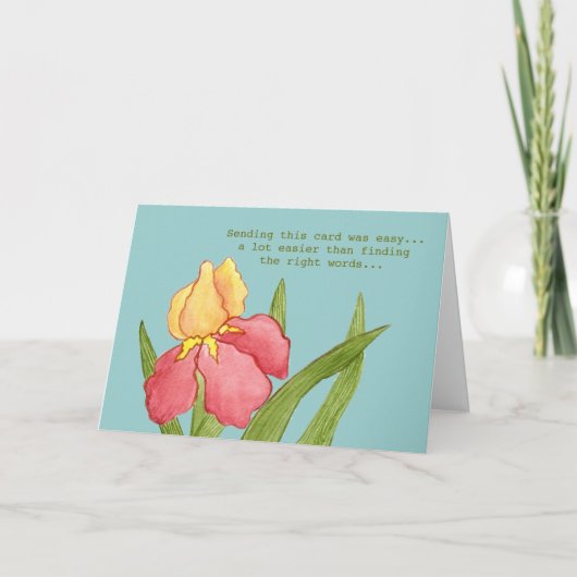 Het spijt ons voor je creditcard. kaart (Voorkant)