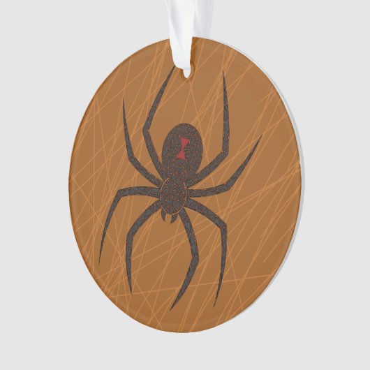 Het Spinnenweb Acryl Ornament (voorkant)