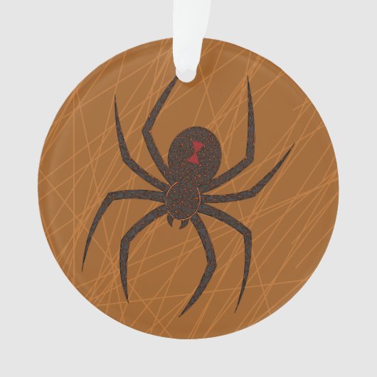 Het Spinnenweb Acryl Ornament (voorkant)