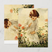 Het spinnenweb door Jessie Willcox Smith Briefkaart (Voorkant / Achterkant)