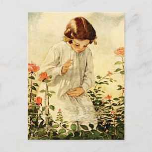 Het spinnenweb door Jessie Willcox Smith Feestdagenkaart