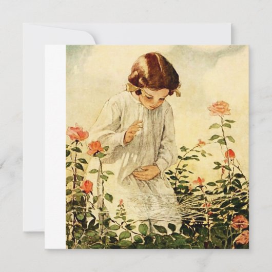 Het spinnenweb door Jessie Willcox Smith Feestdagenkaart (Voorkant)