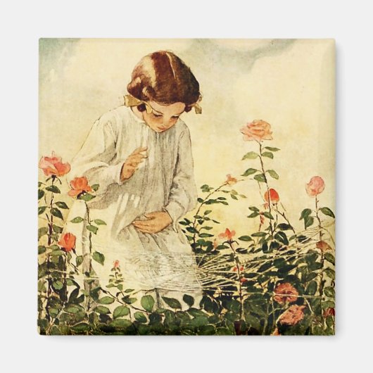 Het spinnenweb door Jessie Willcox Smith Magneet (Voorkant)