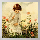 Het spinnenweb door Jessie Willcox Smith Poster (Voorkant)