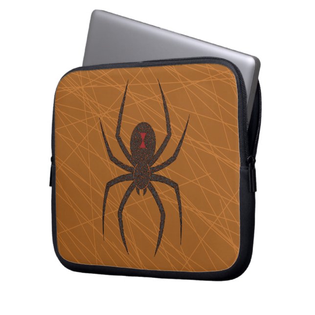Het Spin's Web Laptop Hoesje Laptop Sleeve (Voorkant Links)