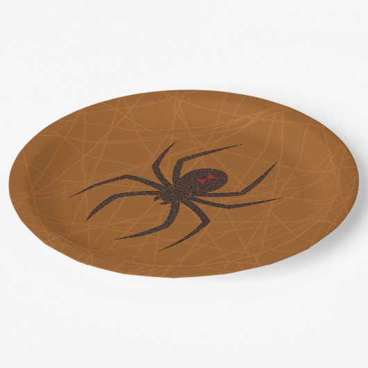 Het Spin's Web Paper-Bord Papieren Bordje (Gekanteld)