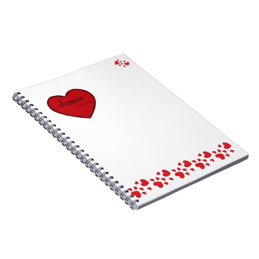 Het spiraalvormige notitieboek Jezus is mijn Heer! (Rechterzijde)