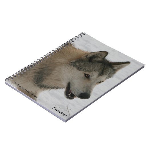 Het Spiraalvormige Notitieboekje van de wolf Notitieboek (Linkerzijde)