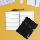 Het Spiral Notitieboek van de Bright Modern Floral