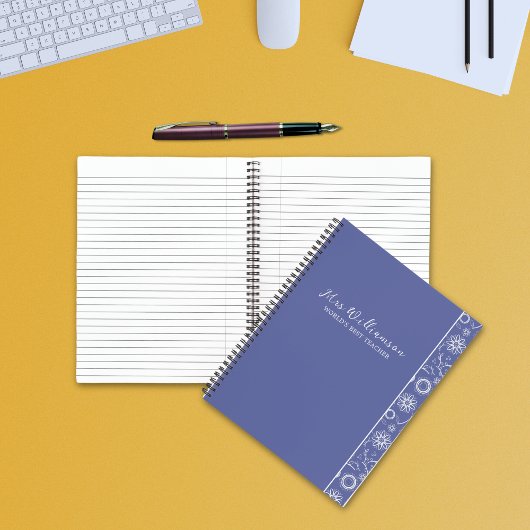 Het Spiral Notitieboek van de Bright Modern Floral