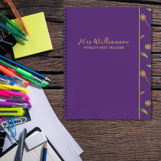 Het Spiral Notitieboek van de Bright Modern Floral