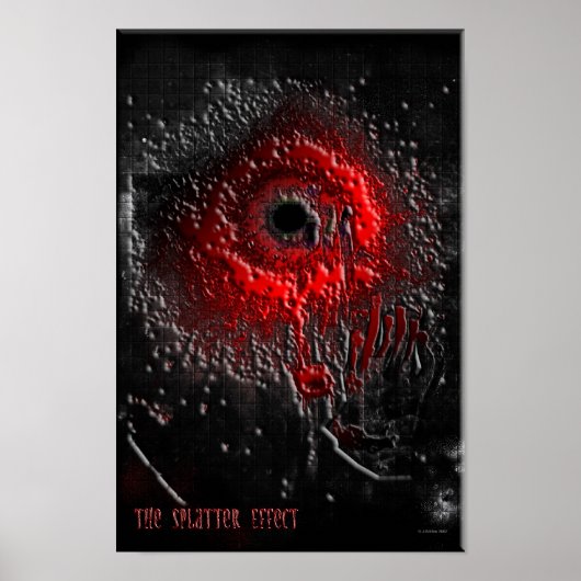 Het Splatter-effect Poster (Voorkant)