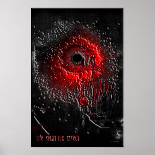 Het Splatter-effect Poster (Voorkant)