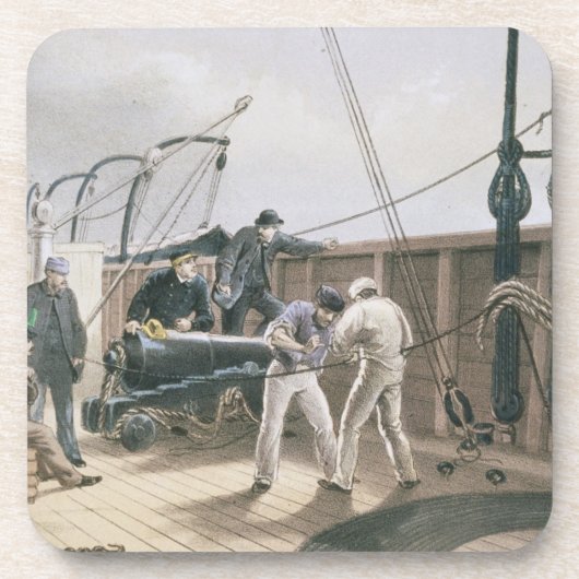 Het spliceren van de kabel na het eerste ongeval o bier onderzetter (Voorkant)