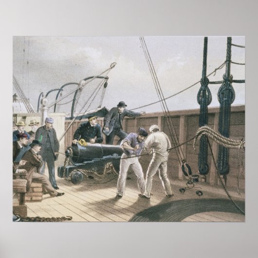 Het spliceren van de kabel na het eerste ongeval o poster (Voorkant)
