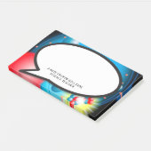 Het splitsen van de Atom Speech Bubble Science Post-it® Notes (Schuin)