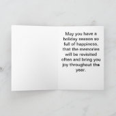 Het spook Steampunk van Kerstmis voorbij Feestdagen Kaart (Binnen)