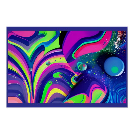 Het spook van de kunstdimensie perfect poster (Voorkant)