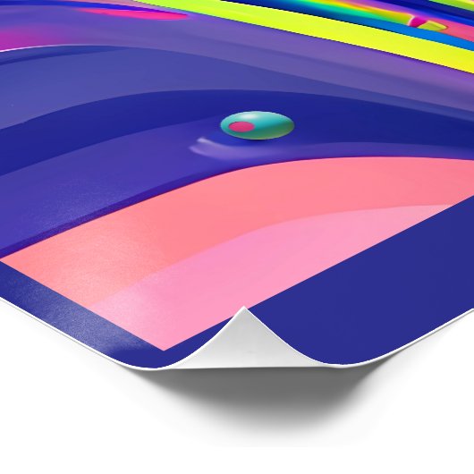 Het spook van de kunstdimensie perfect poster (Hoek)