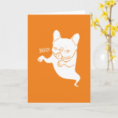 Het Spook van Halloween van het Boe-geroep van het Kaart (Gele Bloem)