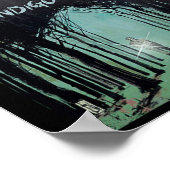 Het spook van het bos Cryptid Wendigo Wood Poster (Hoek)