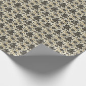 Het spook van het kerstcadeau cadeaupapier (Hoek)