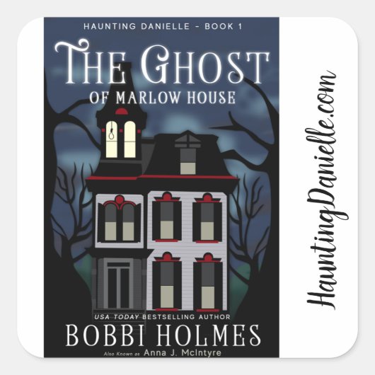 Het spook van Marlow House Sickers Vierkante Sticker (Voorkant)