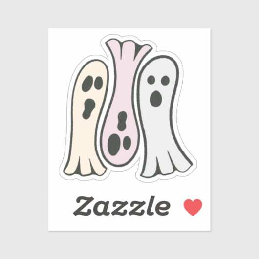 Het spookachtige koor sticker (Vel)