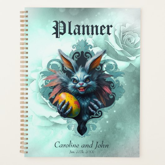 Het spookachtige paaskonijn, planner (Voorkant)