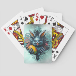 Het spookachtige paaskonijn pokerkaarten