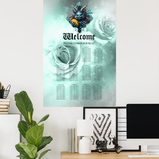 Het spookachtige paaskonijn, poster (Thuiskantoor)